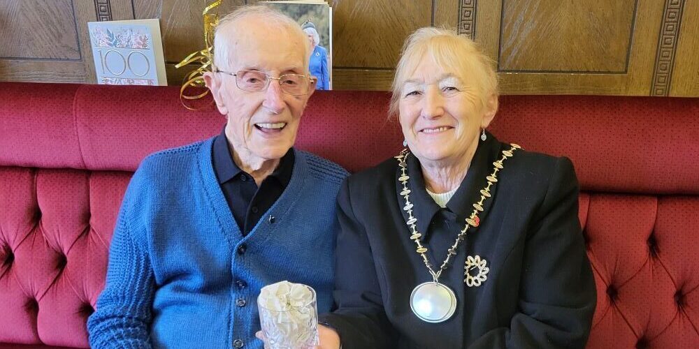 Albert Cutting and Mayor