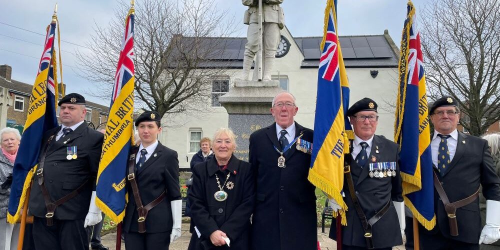 Mayor with Standard Bearers