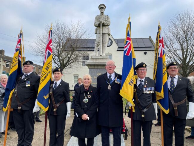 Mayor with Standard Bearers
