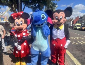 Mascots at Gala