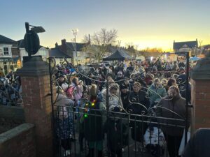Christmas Fayre crowd