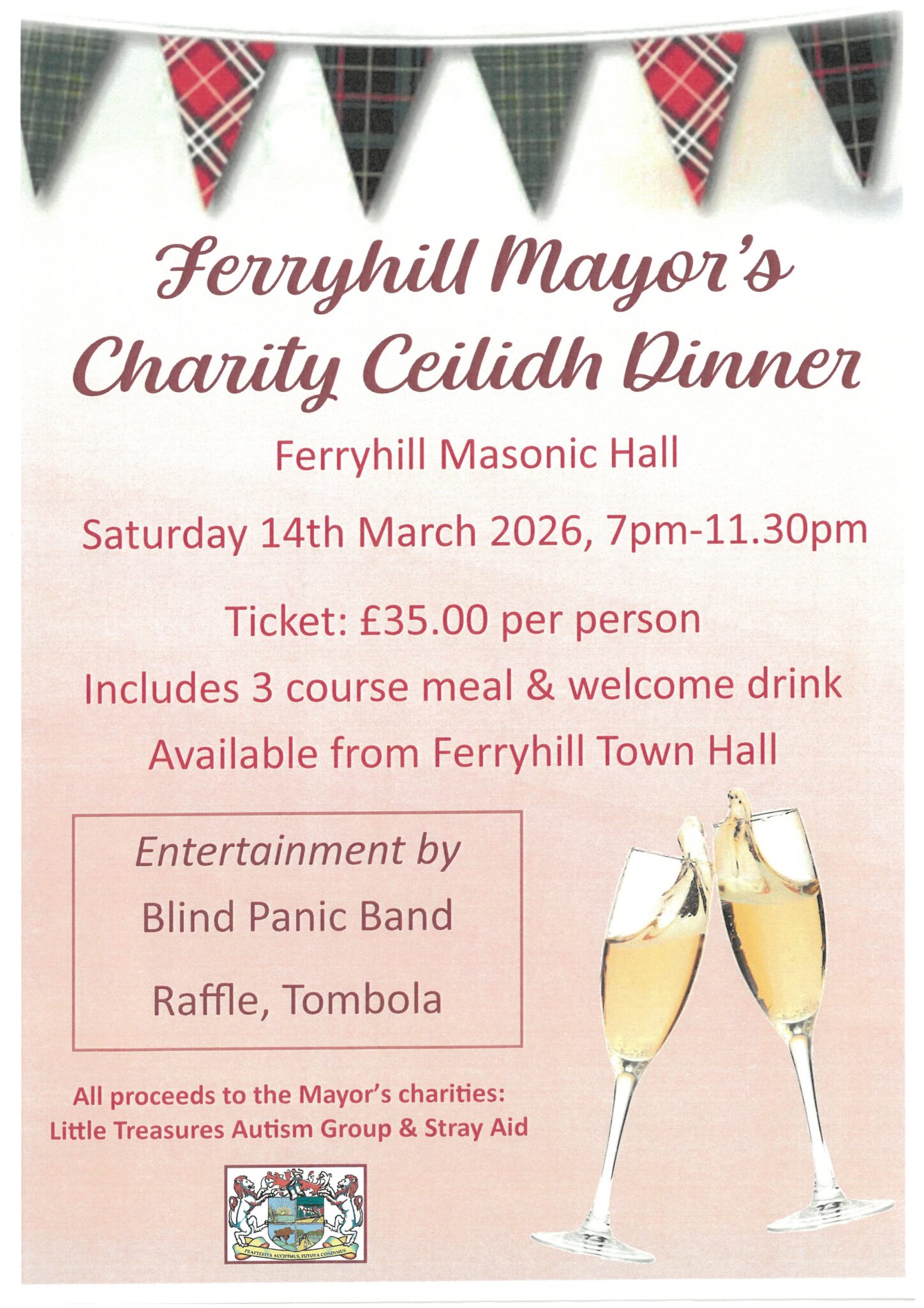 Mayor’s Charity Ceilidh Dinner – Ferryhill Town Council