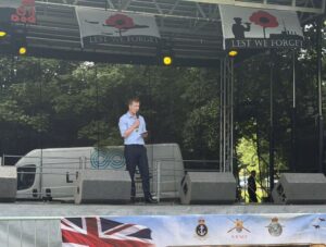 Mayor at Armed Forces Day