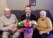 Joe and Kath Conroy with Mayor, Councillor Curtis Bihari